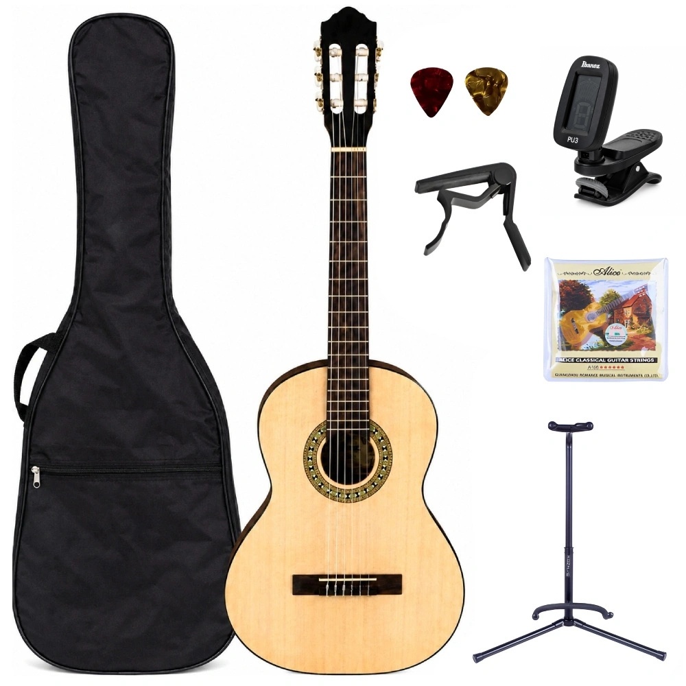 KOZMOS IC-100 3/4 NAT Natural Klasik Gitar Seti